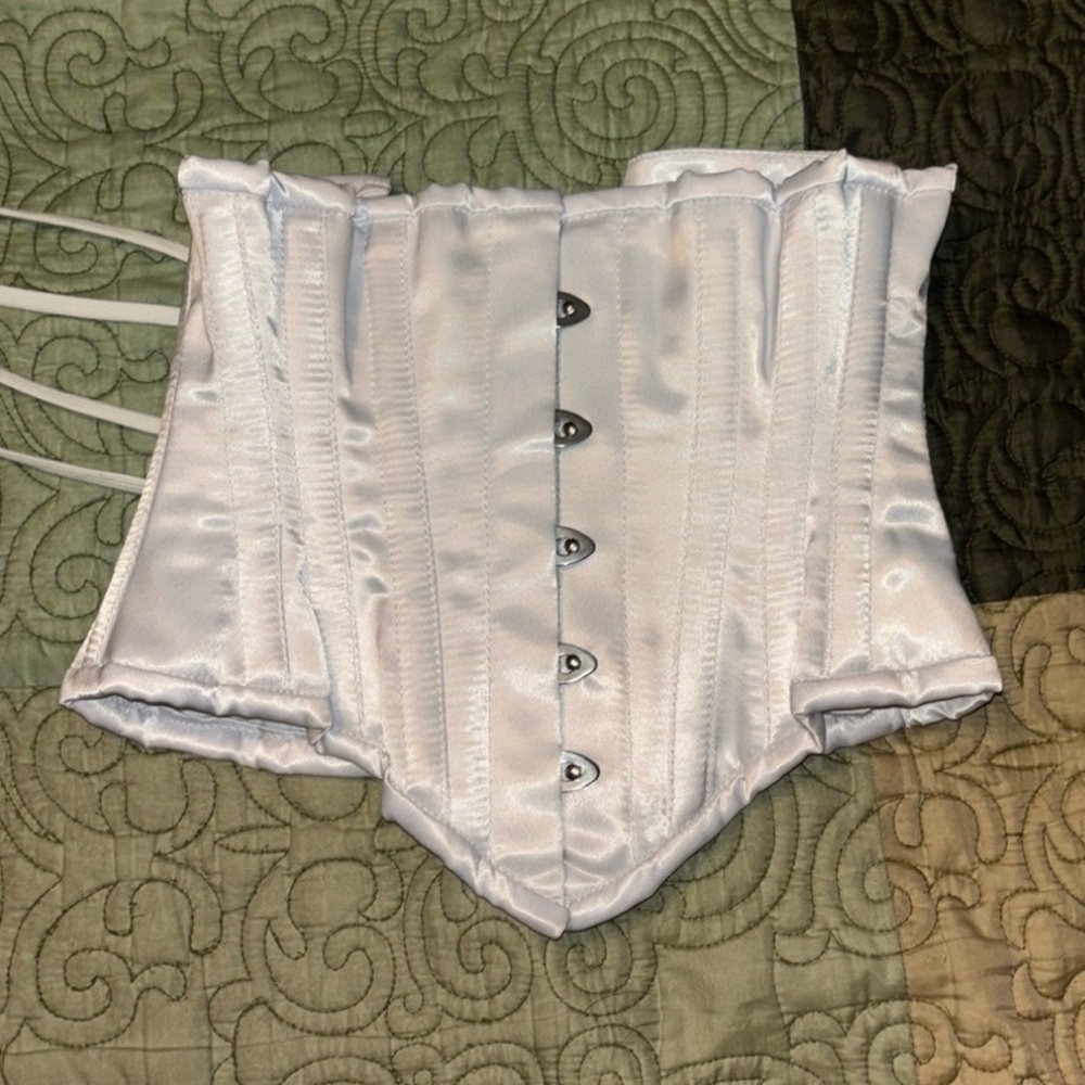 White Corset waspie